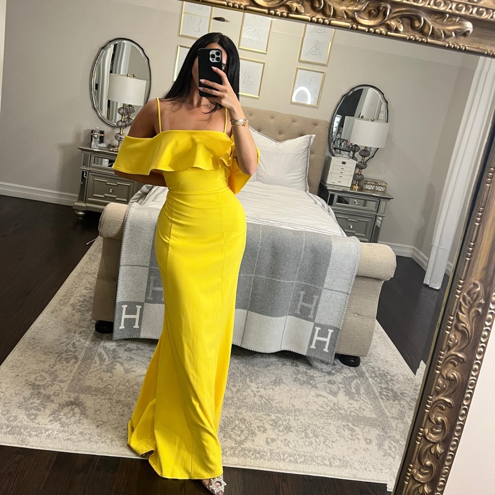 YELLOW PROM DRESS